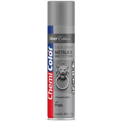 Tinta Spray Prata 400ml Chemicolor - Santec