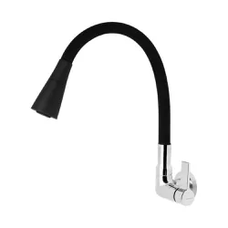 Torneira de Cozinha Parede Gourmet 4267 C91 Preta Marchezan - Santec