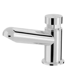 Torneira de Mesa com Fechamento Automático ABS Cromada 19022... - Santec