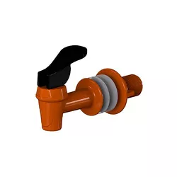 Torneira Plástica Para Filtro Marrom - Rosca 3/8'' Herc - Santec