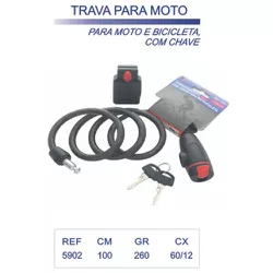 Trava Para Moto E Bicicleta 5902 Lotus - Santec