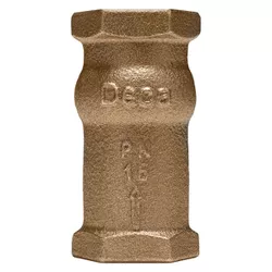 Válvula De Retenção De Bronze Vertical 3/4'' Deca - Santec