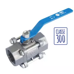 Válvula Esfera Tripartida 2.1/2'' Aço Cabono Classe 300 Micr... - Santec