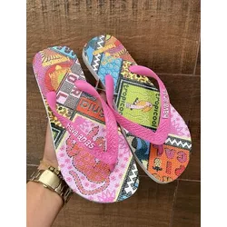 Chinelo FM. Estampado - FIL668 - Talline Sapatilhas Atacado