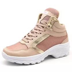 Tênis Feminino Sneaker Lirom Fitness Lingua Alta E... - CALÇADOS LIROM