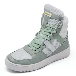 Tenis Feminino Sneakers Lirom Fitness Couro Verde ... - CALÇADOS LIROM