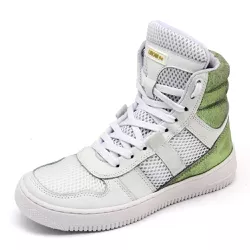 Tenis Feminino Sneakers Lirom Fitness Couro Branco... - CALÇADOS LIROM