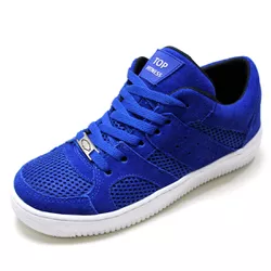 Tênis Casual Conforto Top Fitness Cano Baixo Azul ... - CALÇADOS LIROM