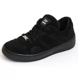 Tênis Casual Conforto Top Fitness Cano Baixo Preto... - CALÇADOS LIROM