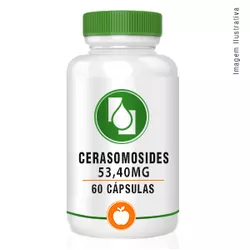 Cerasomosides 53,40mg 60cápsulas - Seiva Manipulação | Produtos Naturais e Medicamentos