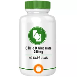 Cálcio D Glucarate 250mg 90cápsulas - Seiva Manipulação | Produtos Naturais e Medicamentos