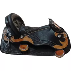 ARREIO CUTUCO SOFT OURO 04 CASCO PRETO - 4792 - Selaria Irmãos Andrade