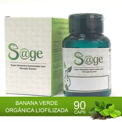 Banana Verde Orgânica Liofilizada - 90 Cápsulas - ... - S@ge Scalar