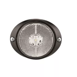 Lanterna LED Lateral Carreta Cristal (66mm C/ Chic... - Sermi