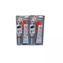 Caixa com 6-Colas Silicone Alta Temperatura Cinza ... - Sermi