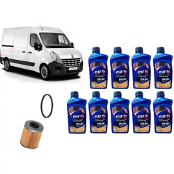 Kit Troca de Óleo ELF 5w30 Sintético Van Renault M... - Sermi