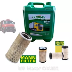 Kit Troca de Óleo 20w50 Mineral com Filtros Caminh... - Sermi