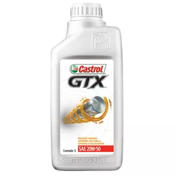 Oleo Motor 20w50 Castrol GTX API SL Mineral 20W-50 - Sermi