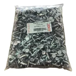 Pacote de Rebite Alumínio Macico 13x16 para Lona d... - Sermi