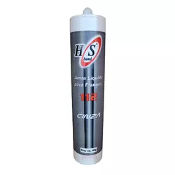 Cola Silicone Alta Temperatura Cinza 300g Hs Bond - Sermi