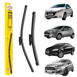 Palheta Limpador Parabrisa Slim 26/15 Linea Punto ... - Sermi