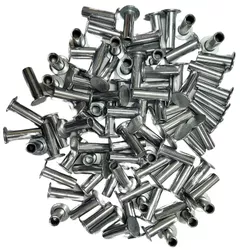 Pacote de 100 Rebite Metal Cobreado 13x16 para Lon... - Sermi