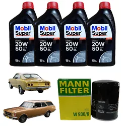 Kit Troca de Óleo Mobil 20w50 Mineral Motor 2.5 4c... - Sermi