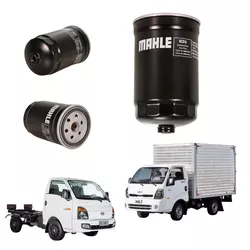 Filtro Óleo Diesel Combustivel Bongo HR 2.5 Mahle ... - Sermi