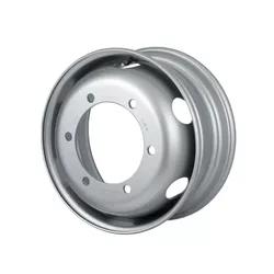 Roda 6 Furos Aro 17,5 p/ Pneu 215/75R S/ Câmara De... - Sermi