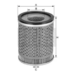 Filtro Óleo Lubrificante do Motor Caminhão Mercede... - Sermi