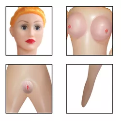 Boneca Inflável Vagina Ânus em Cyber e Vibrador SI... - Sexy Shop BH
