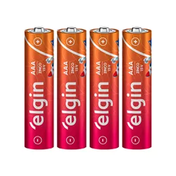 Pilha Palito AAA Comum 4un Elgin (16773) - Padrã... - Sexy Shop BH