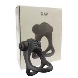 Anel Peniano Com Vibro Rap SI (7755) - Preto - 36... - Sexy Shop BH