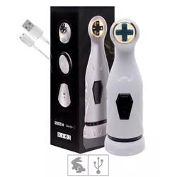 Masturbador Lanterna Recarregável (7849). - Branco... - Sexy Shop BH