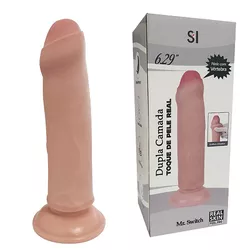 Prótese 16x13cm Com Vértebra e Ventosa SI (7999) ... - Sexy Shop BH