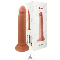 Prótese 16x12cm Com Ventosa Froid SI (8236) - Marr... - Sexy Shop BH