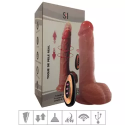 Prótese 15x13cm Com Vibro Ventosa e Escroto Vai e ... - Sexy Shop BH