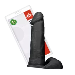 Prótese 17x14cm Com Escroto (ADAO09) - Preto - 179... - Sexy Shop BH