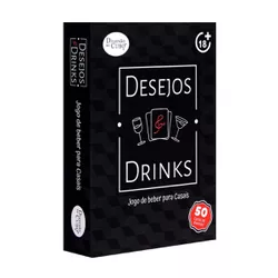 Jogo de Cartas Desejos e Drinks DC (CD1100) - Padr... - Sexy Shop BH