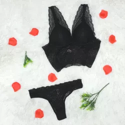 Conjunto Karina (DR4508) - Preto - 30683 - Sexy Shop BH