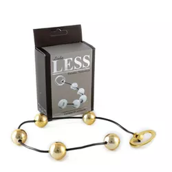 Bolinha Tailandesa Less M (HA159) - Dourado - 3450 - Sexy Shop BH