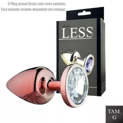 Plug de Plástico G Less Com Pedras Variadas (HA193... - Sexy Shop BH