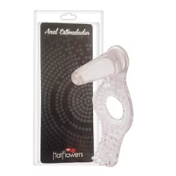 Anel Estimulador Com Plug Anal (HZ598T) - Translúc... - Sexy Shop BH
