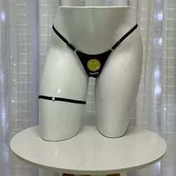 Calcinha Emoji Preta Íntima Delas (ID1092P) - Del... - Sexy Shop BH