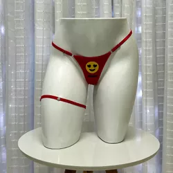 Calcinha Emoji Vermelha Íntima Delas (ID1092V) - A... - Sexy Shop BH