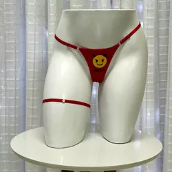 Calcinha Emoji Vermelha Íntima Delas (ID1092V) - M... - Sexy Shop BH