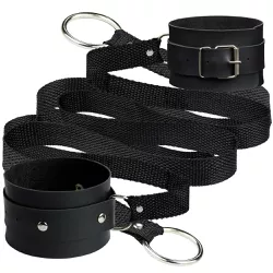 *Tornozeleira Com Tiras (L168) - Preto - 30250 - Sexy Shop BH