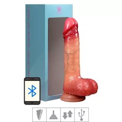 Prótese 16x12cm Com Vibro Ventosa e Escroto VP (PE... - Sexy Shop BH