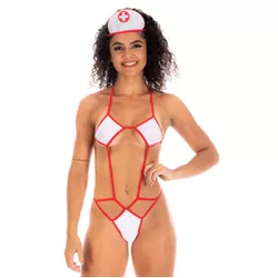 Fantasia Pimentinha Médica Sexy (PS5049) - Padrão... - Sexy Shop BH