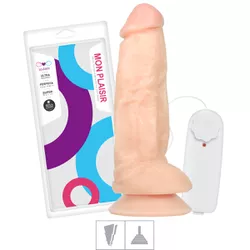 Prótese 14x16cm Com Vibro Ventosa e Escroto (SSV01... - Sexy Shop BH